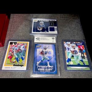 Dallas Cowboys Ezekiel Elliott Card Lot!! X-Mas!!